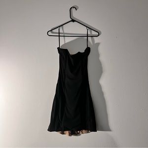JLUXLABEL mini black corset dress. Unused with all tags